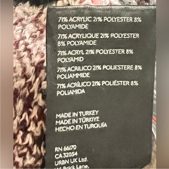 Anthropologie Black and Cream Houndstooth Cardigan - Picture 12 of 13